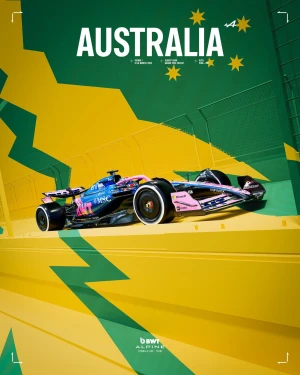  F1 2025 : Grand Prix d'Australie affiche 
